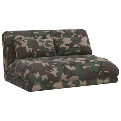 Sedia a pavimento regolabile Verde militare Tessuto