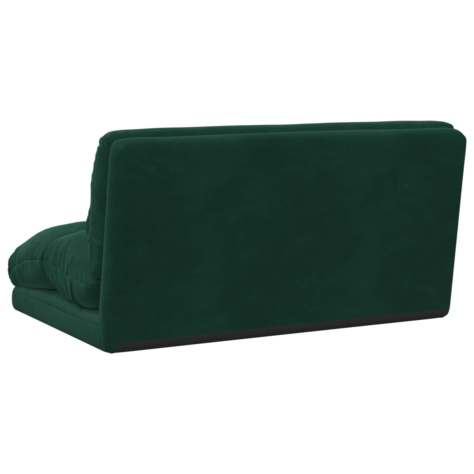 Sedia da Pavimento Verde Scuro 110 x 82 x 55 cm Velluto | homemem39