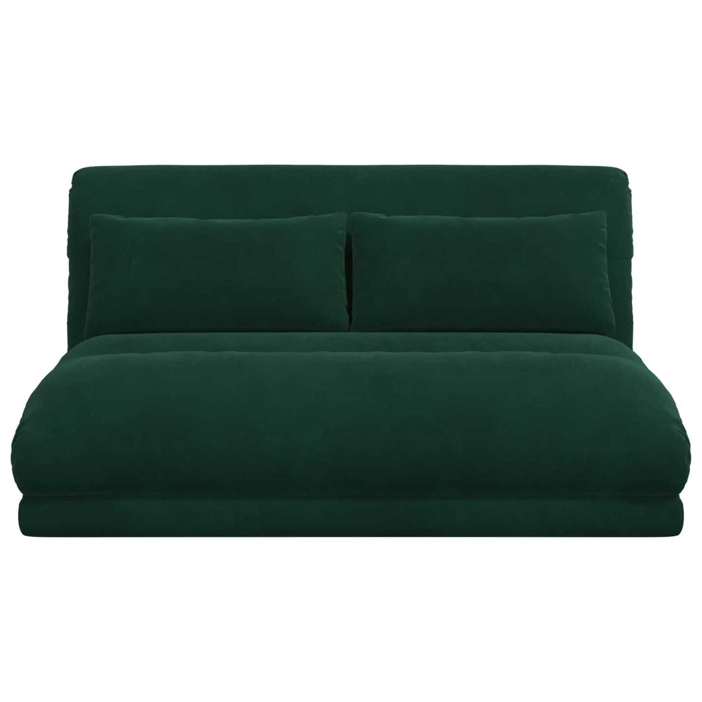 Sedia da Pavimento Verde Scuro 110 x 82 x 55 cm Velluto | homemem39