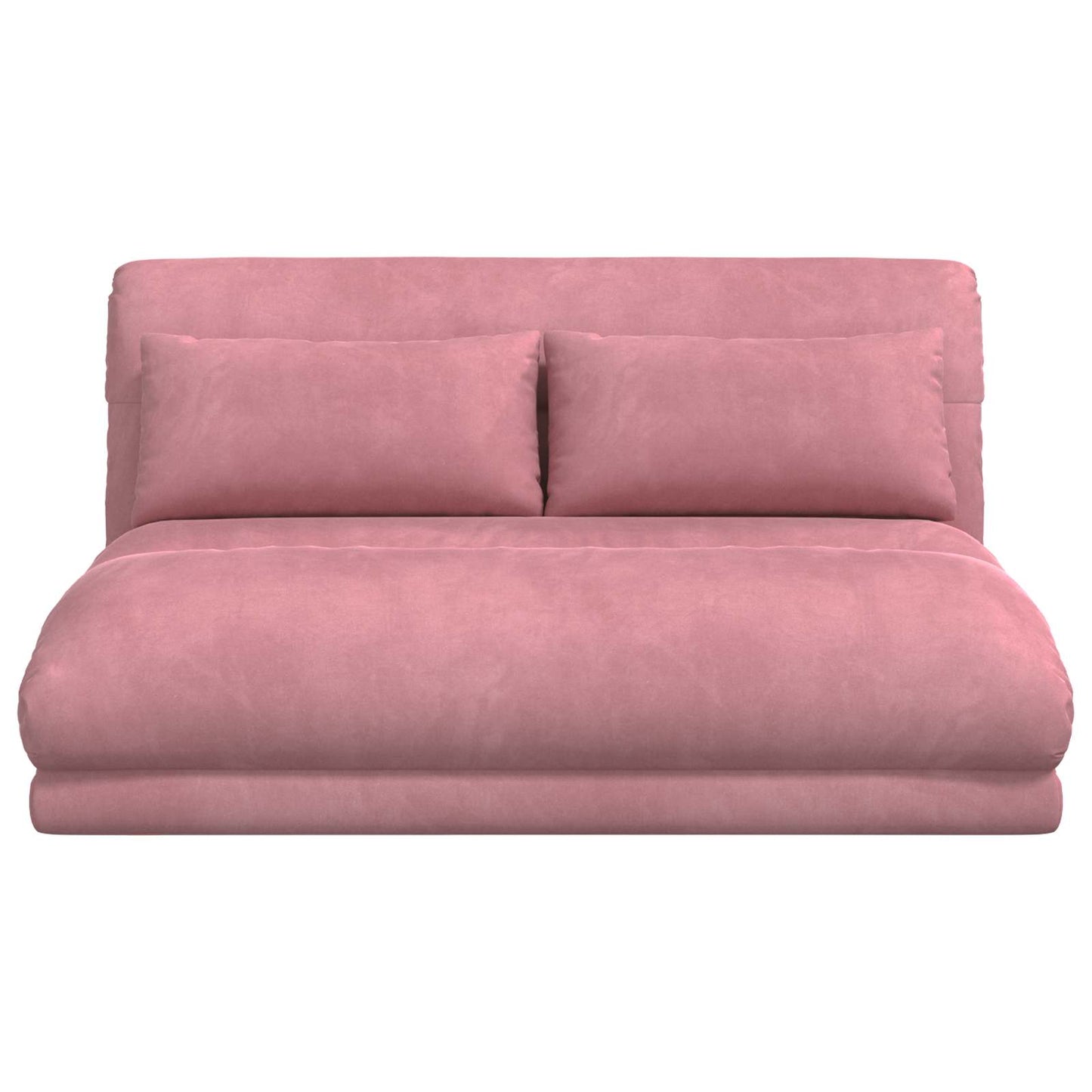 Sedia da Pavimento Rosa 110 x 82 x 55 cm Velluto | homemem39