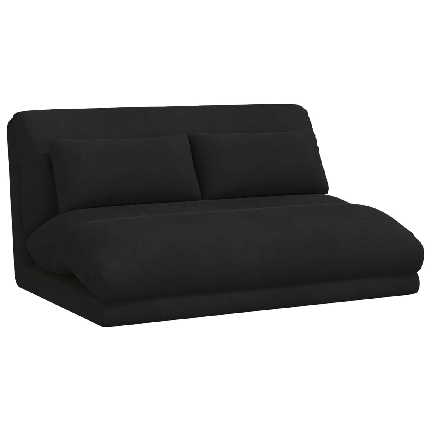 Sedia a pavimento regolabile Nero Velluto