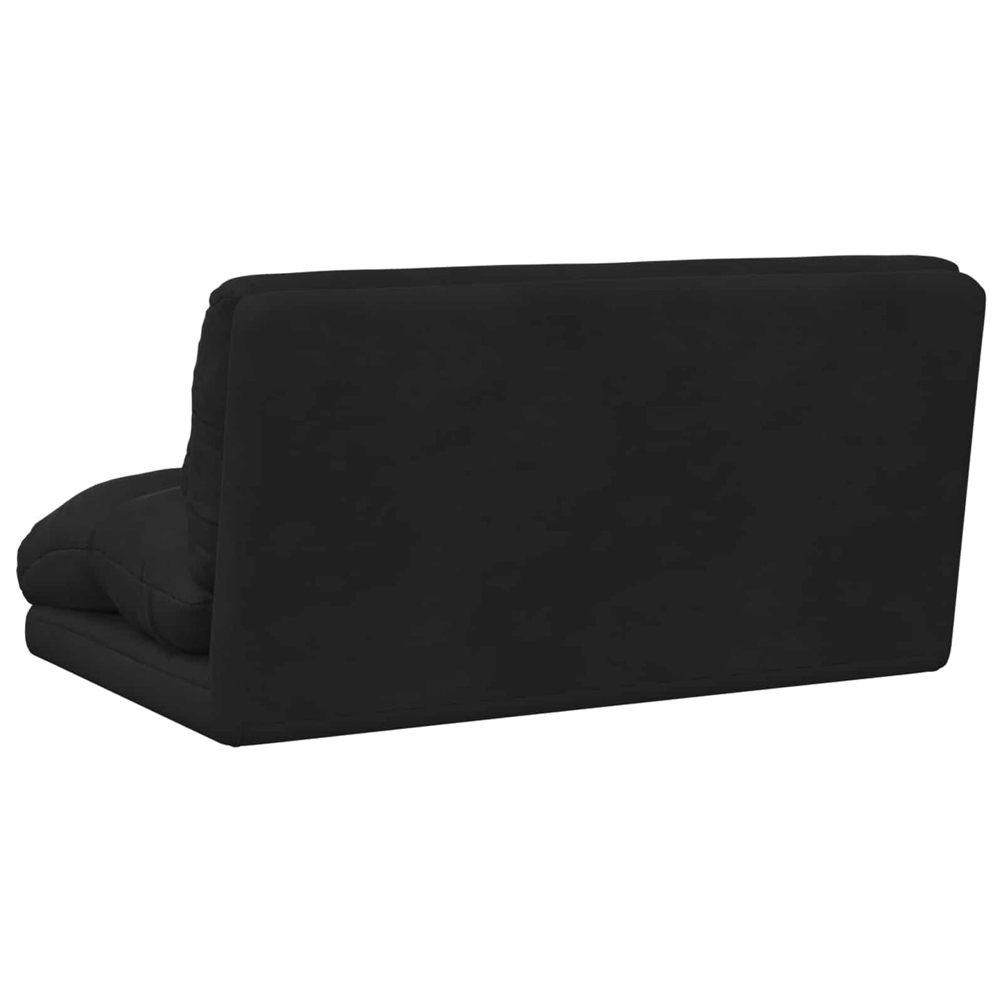 Sedia da Pavimento Nero 110 x 82 x 55 cm Velluto | homemem39