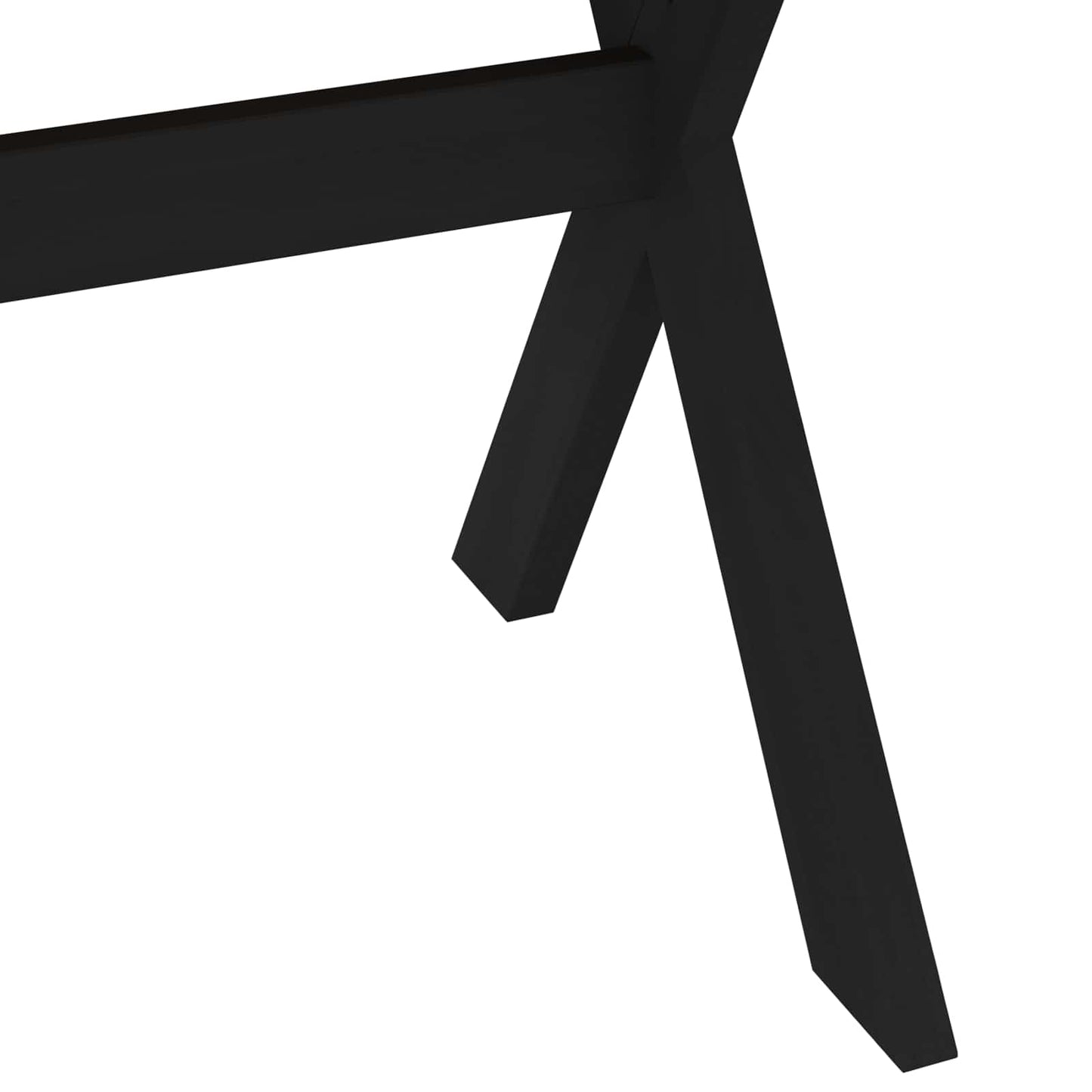 Tavolo da pranzo NOAIN 160 cm Legno Massello di Pino Nero | homemem39