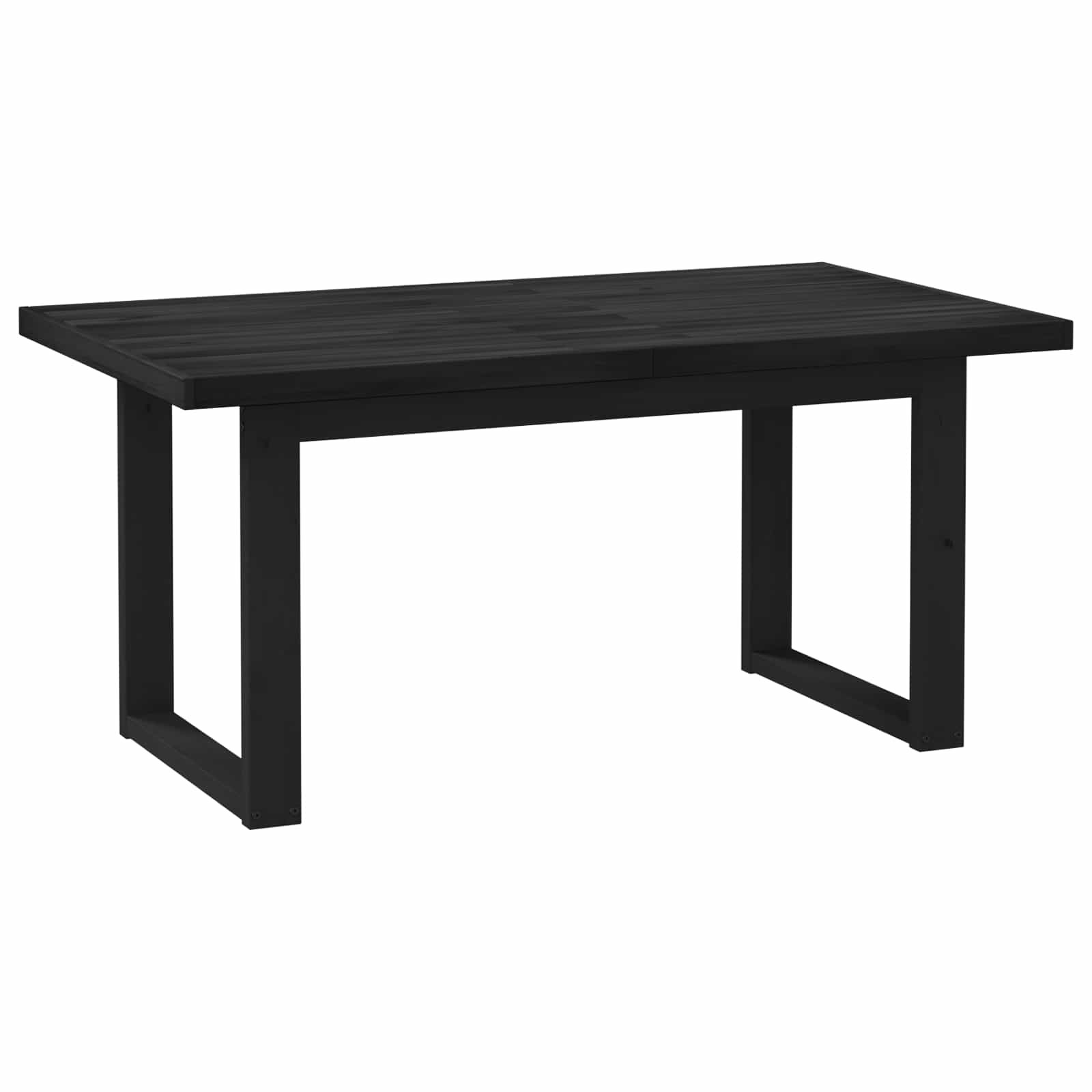 Tavolo da pranzo NOAIN 160 cm Legno Massello di Pino Nero | homemem39