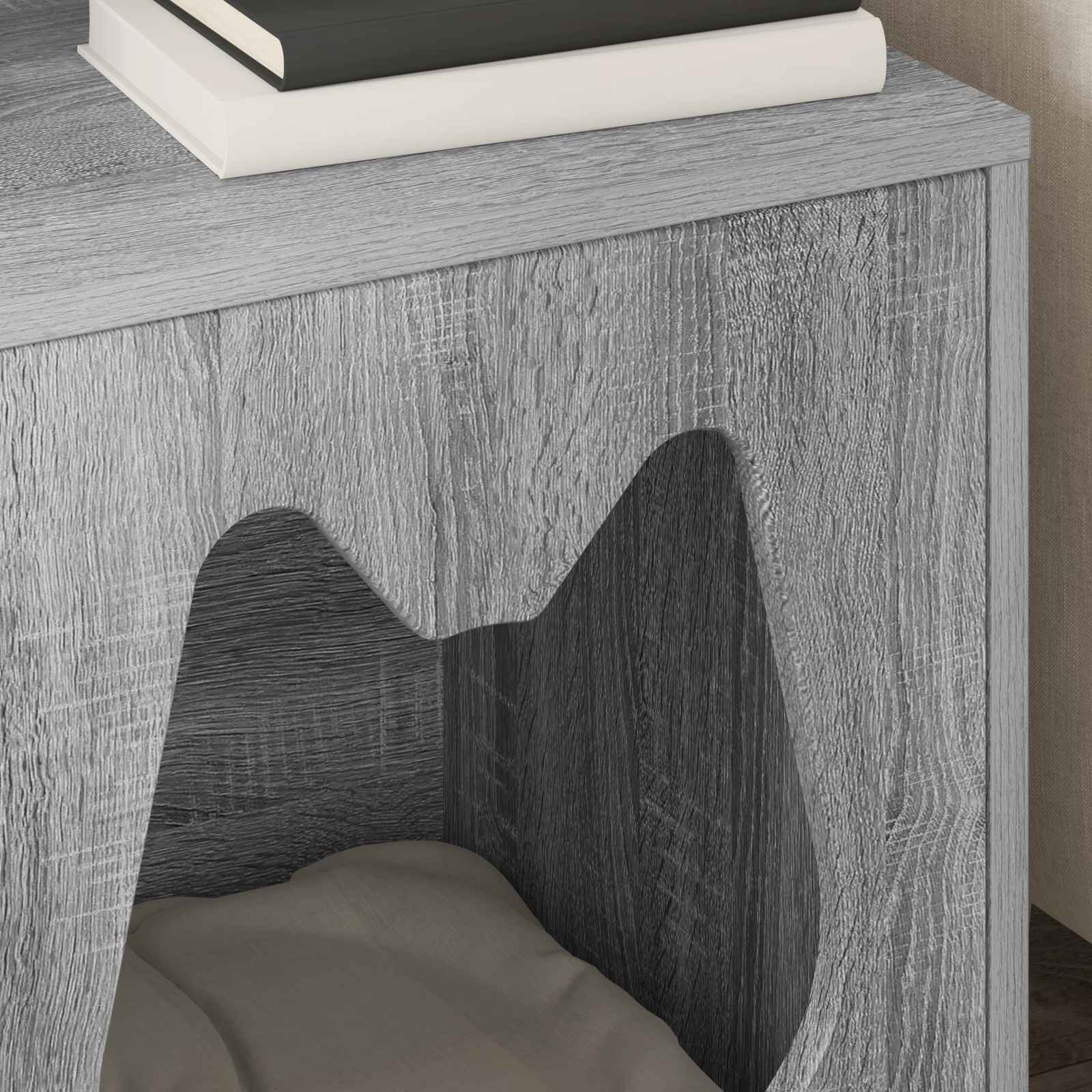 Casa per Gatti Grigio Sonoma 42,5 x 40 x 53,5 cm | homemem39
