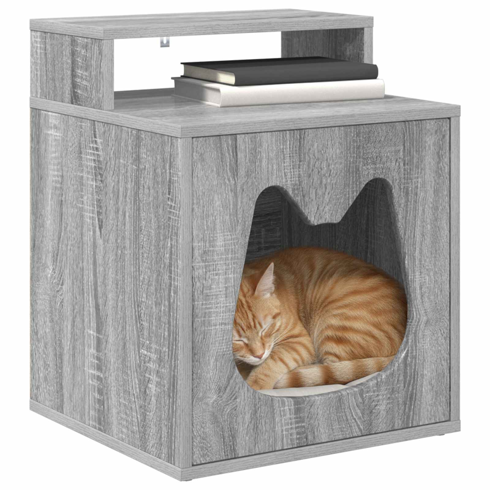 Casa per Gatti Grigio Sonoma 42,5 x 40 x 53,5 cm | homemem39