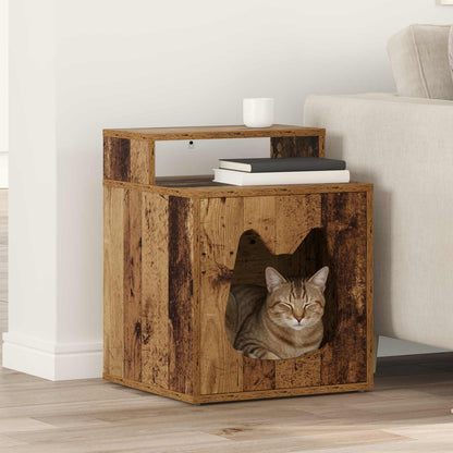 Casa per Gatti Legno vecchio 42,5 x 40 x 53,5 cm | homemem39