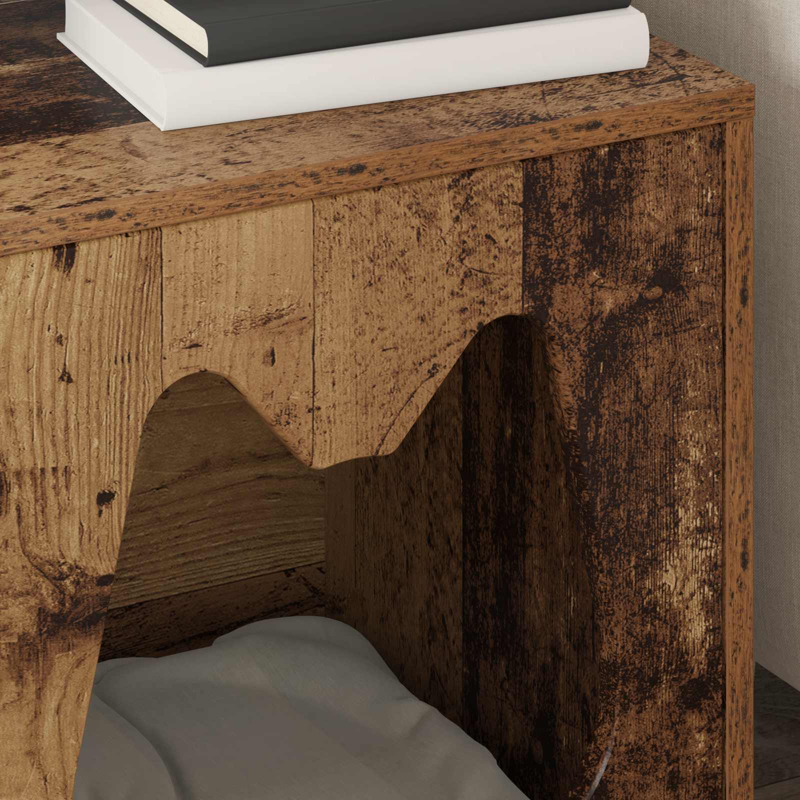 Casa per Gatti Legno vecchio 42,5 x 40 x 53,5 cm | homemem39