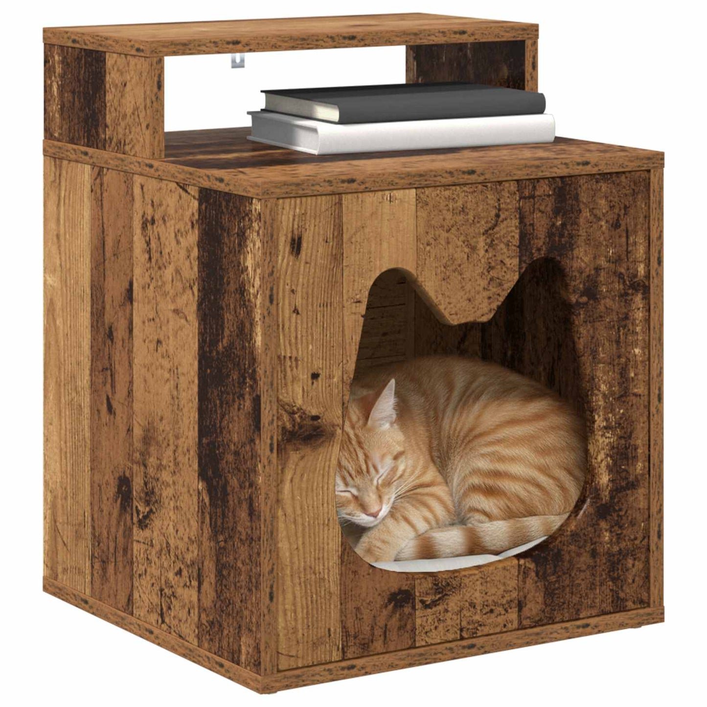 Casa per Gatti Legno vecchio 42,5 x 40 x 53,5 cm | homemem39