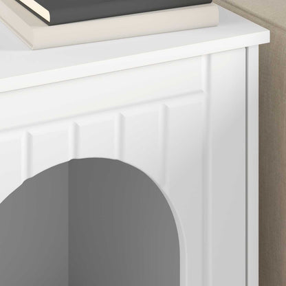 Casa per Gatti Bianco 53 x 52 x 62 cm Legno multistrato