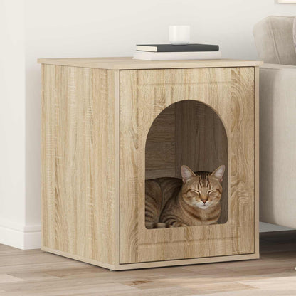 Casa per Gatti Sonoma 53 x 52 x 62 cm Legno multistrato | homemem39