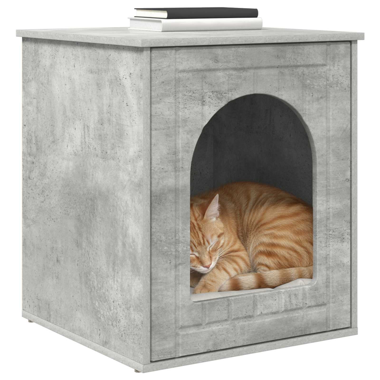 Casa per Gatti Calcestruzzo 53 x 52 x 62 cm Legno multistrato | homemem39