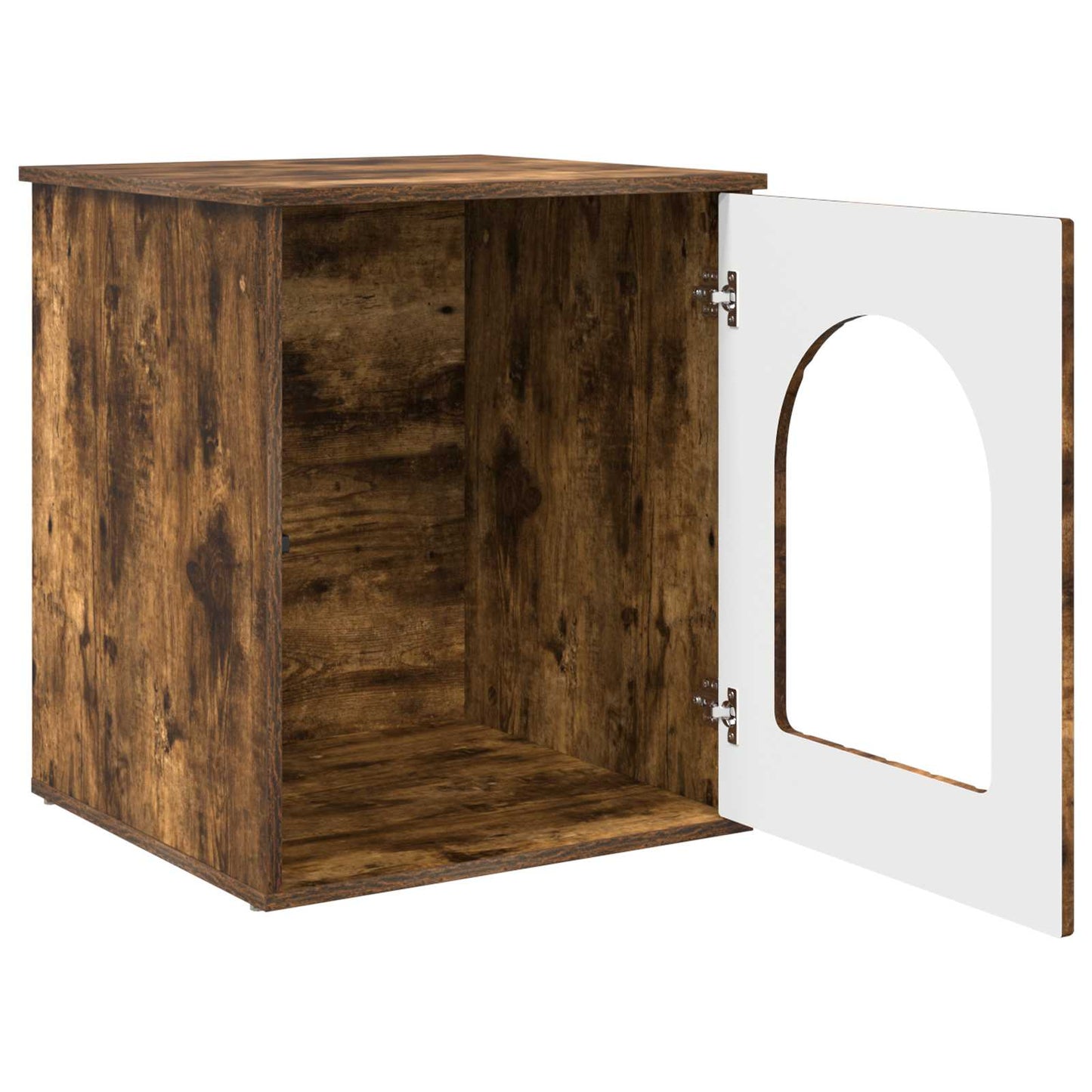 Casa per Gatti Rovere fumé 53 x 52 x 62 cm Legno multistrato