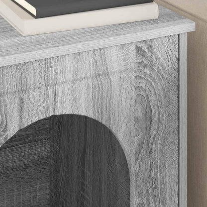 Casa per Gatti Grigio Sonoma 53 x 52 x 62 cm Legno multistrato