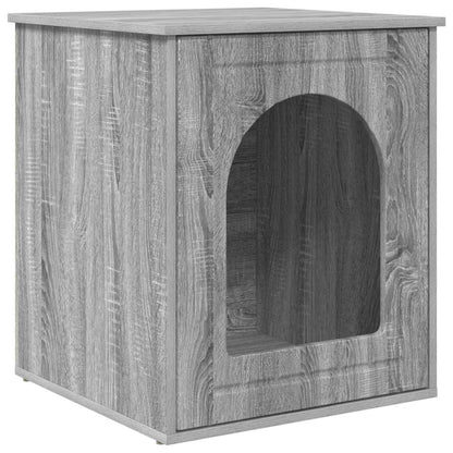 Casa per Gatti Grigio Sonoma 53 x 52 x 62 cm Legno multistrato