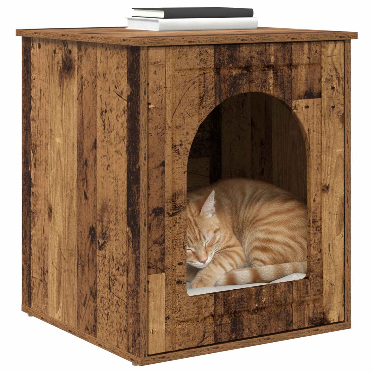 Casa per Gatti Legno vecchio 53 x 52 x 62 cm Legno multistrato | homemem39