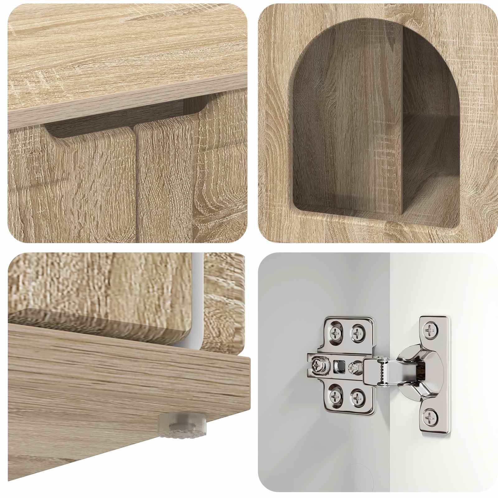 Casa per Gatti Sonoma 85 x 55 x 50,5 cm Legno multistrato | homemem39