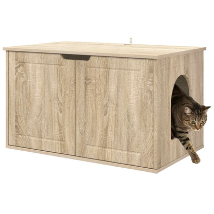 Casa per Gatti Sonoma 85 x 55 x 50,5 cm Legno multistrato | homemem39