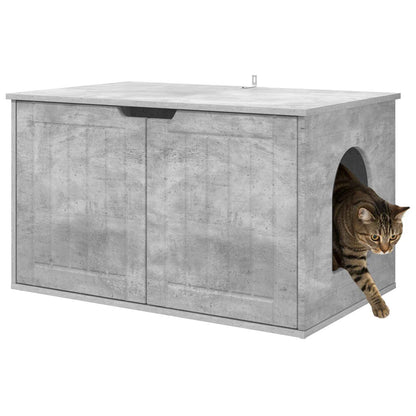 Casa per Gatti Calcestruzzo 85 x 55 x 50,5 cm Legno multistrato | homemem39
