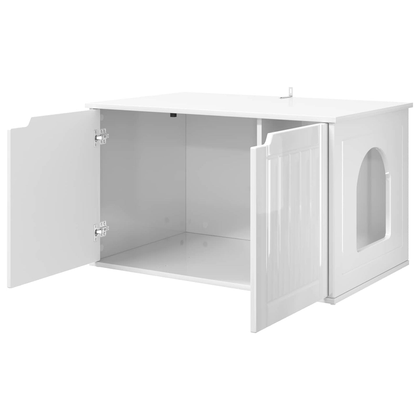 Casa per Gatti Bianco Lucido 85 x 55 x 50,5 cm | homemem39