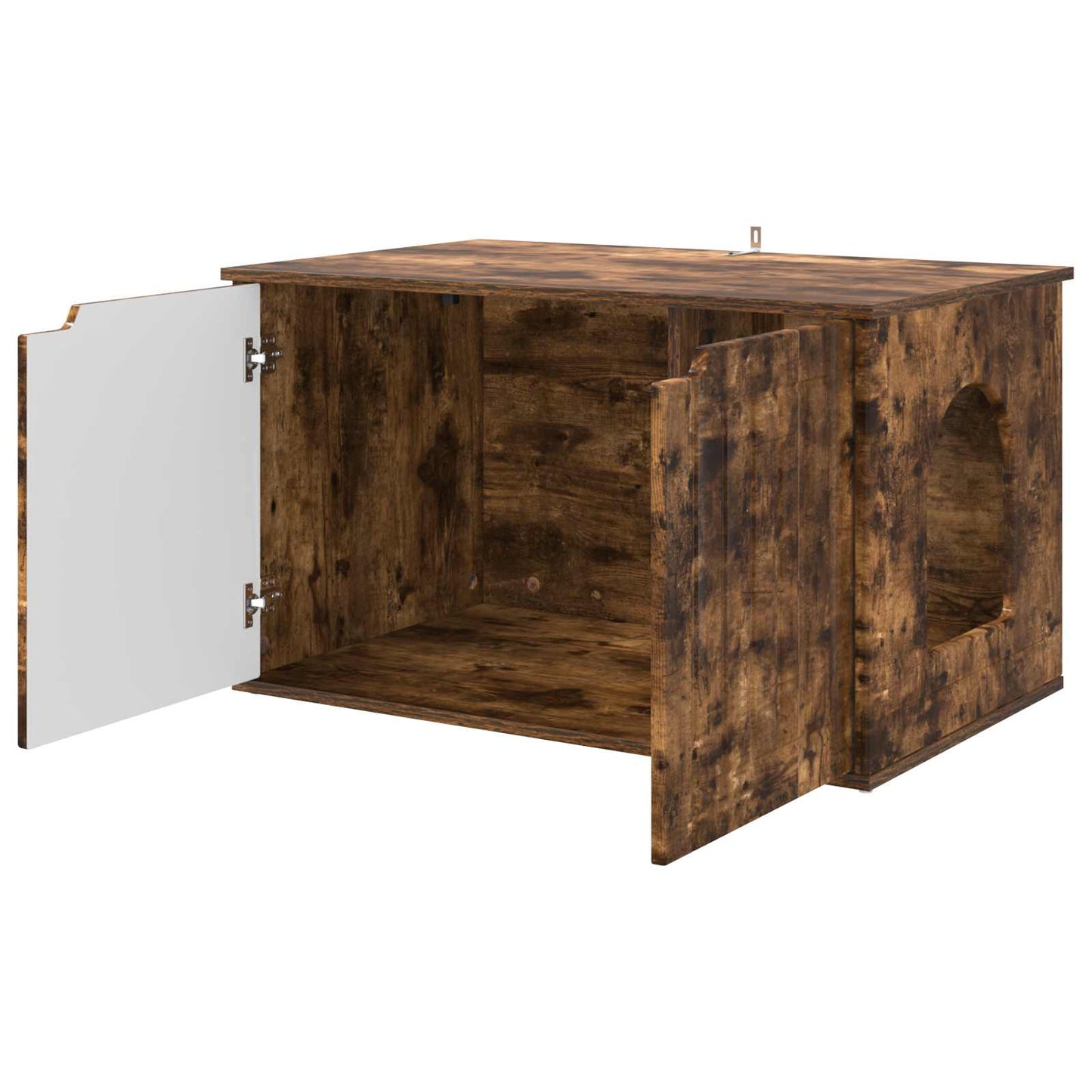 Casa per Gatti Rovere fumé 85 x 55 x 50,5 cm Legno multistrato | homemem39