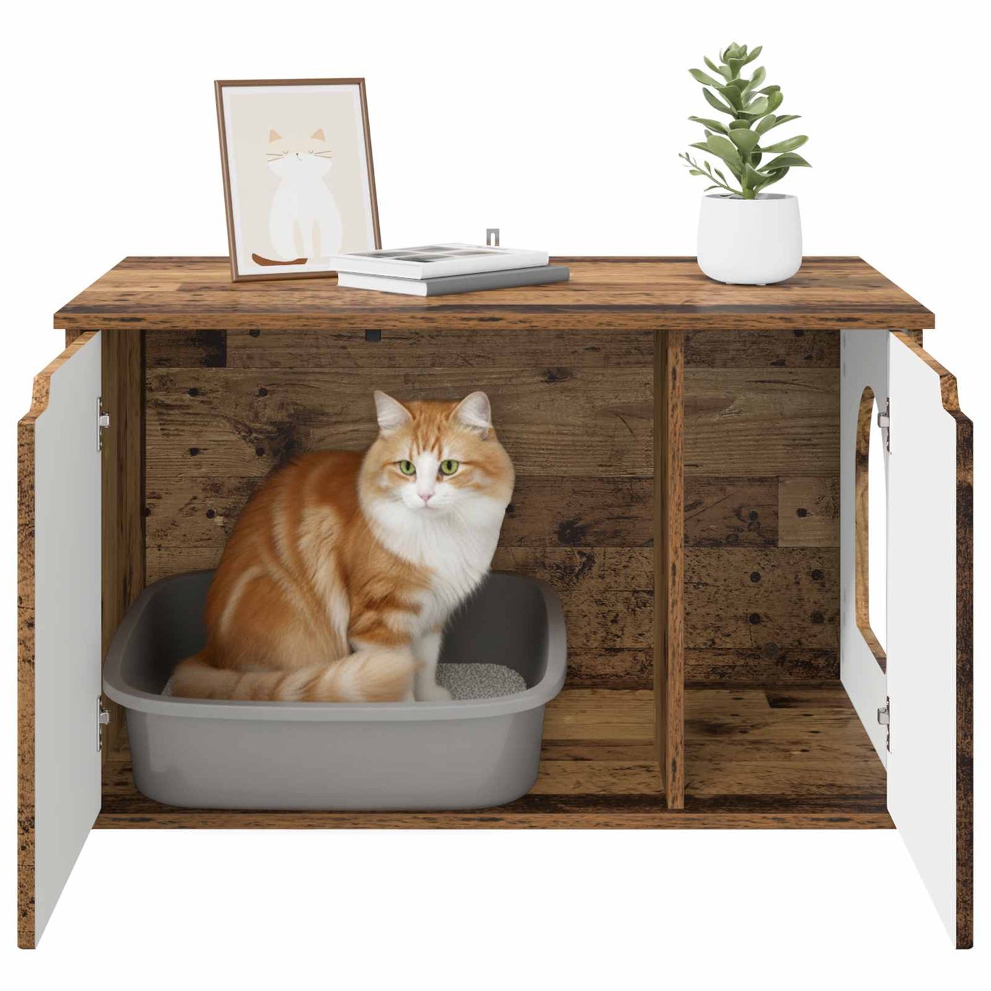 Casa per Gatti Legno vecchio 85 x 55 x 50,5 cm