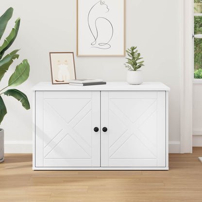 Casa per Gatti Bianco 85 x 55 x 50,5 cm Legno multistrato