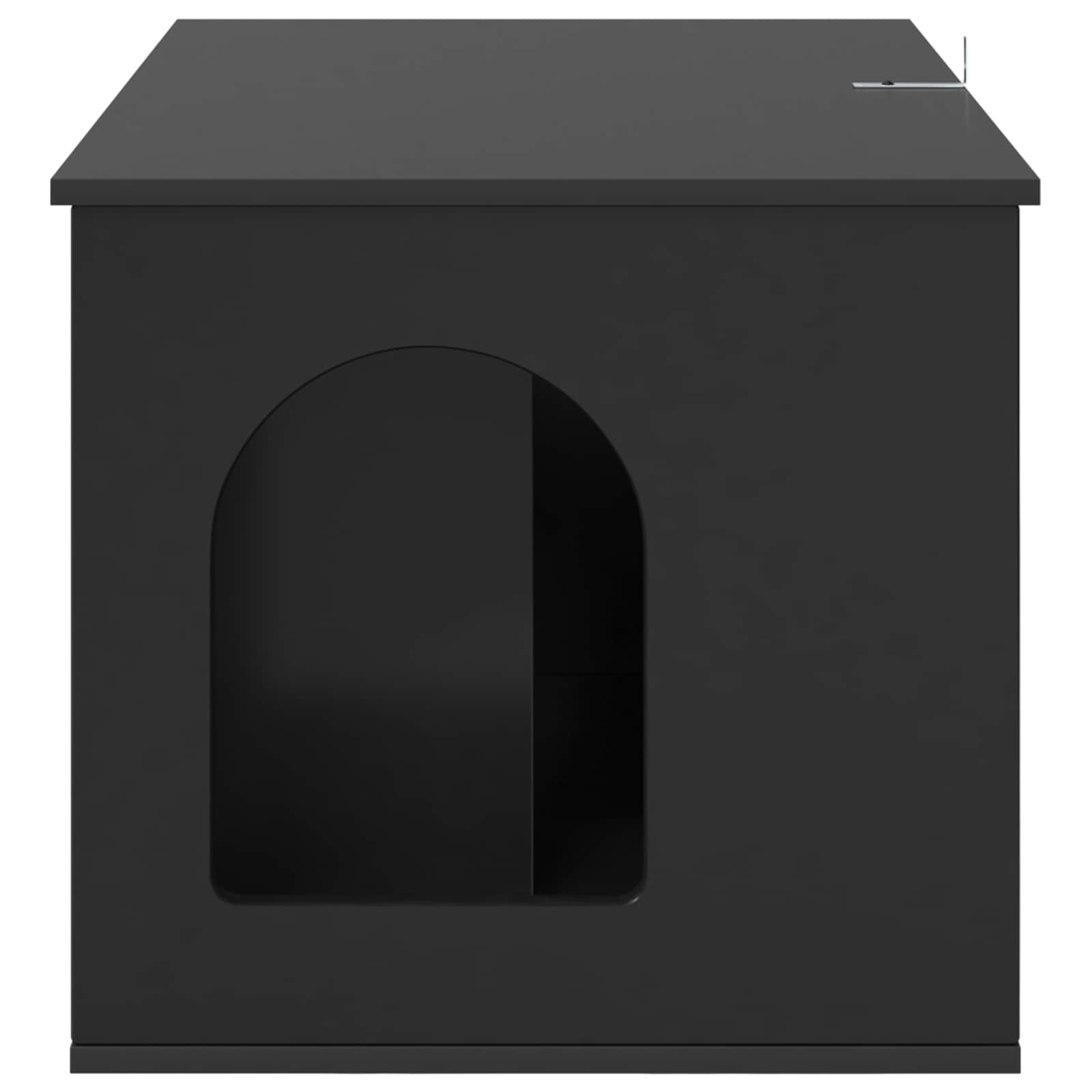 Casa per Gatti Nero 85 x 55 x 50,5 cm Legno multistrato | homemem39