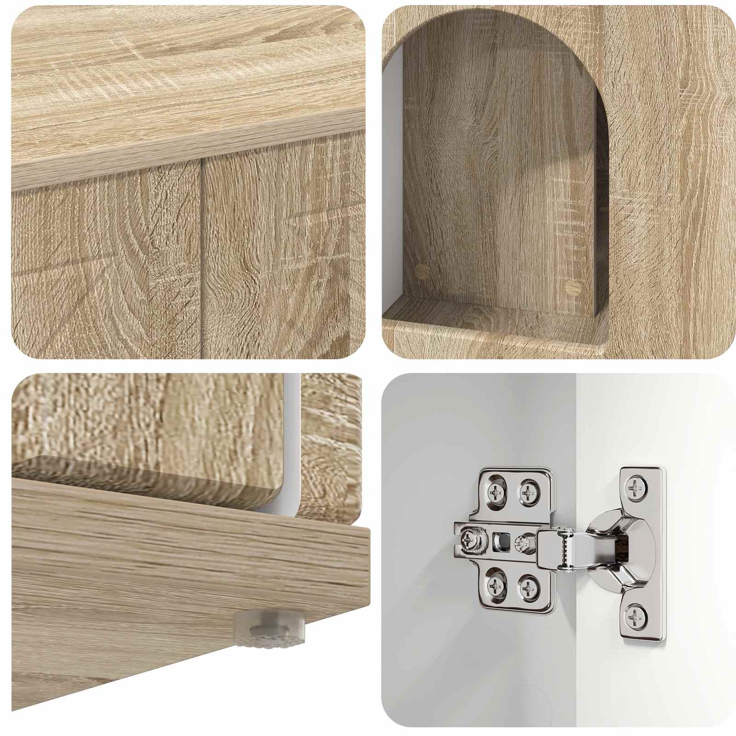 Casa per Gatti Sonoma 85 x 55 x 50,5 cm Legno multistrato | homemem39