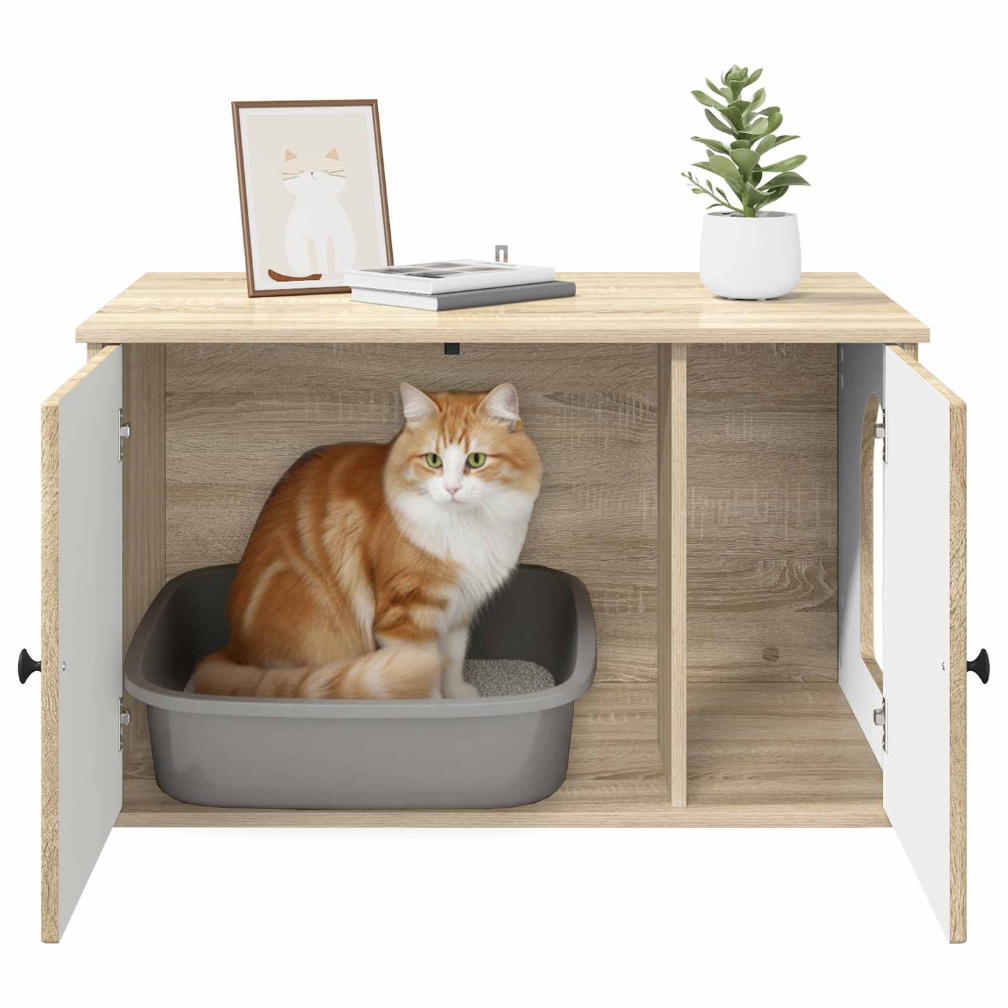Casa per Gatti Sonoma 85 x 55 x 50,5 cm Legno multistrato