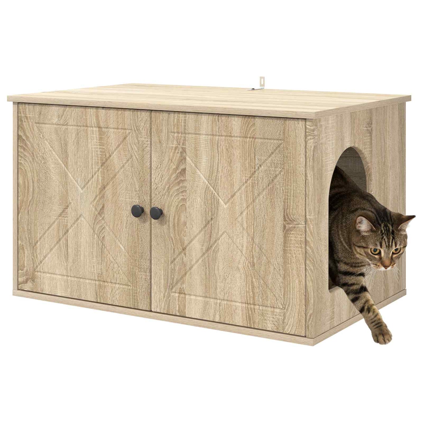 Casa per Gatti Sonoma 85 x 55 x 50,5 cm Legno multistrato | homemem39