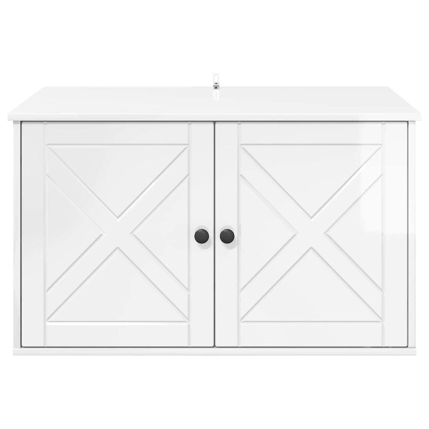 Casa per Gatti Bianco Lucido 85 x 55 x 50 cm Legno multistrato | homemem39