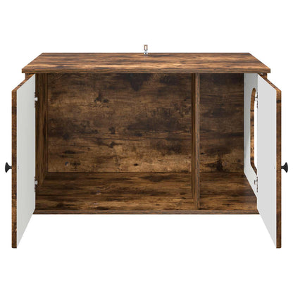 Casa per Gatti Rovere fumé 85 x 55 x 50 cm Legno multistrato