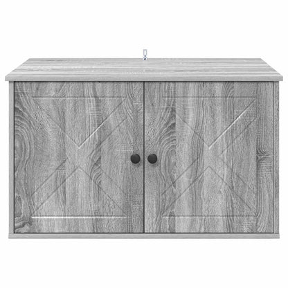 Casa per Gatti Grigio Sonoma 85 x 55 x 50 cm Legno multistrato | homemem39