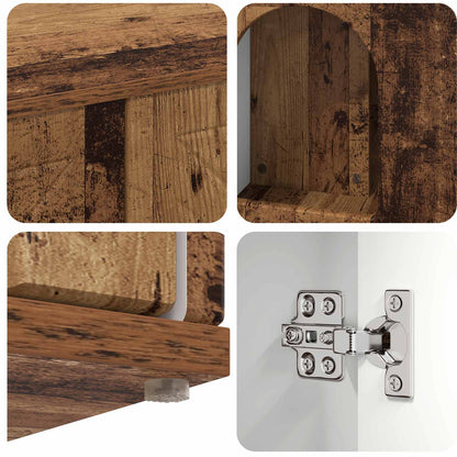 Casa per Gatti Legno vecchio 85 x 55 x 50 cm Legno multistrato | homemem39