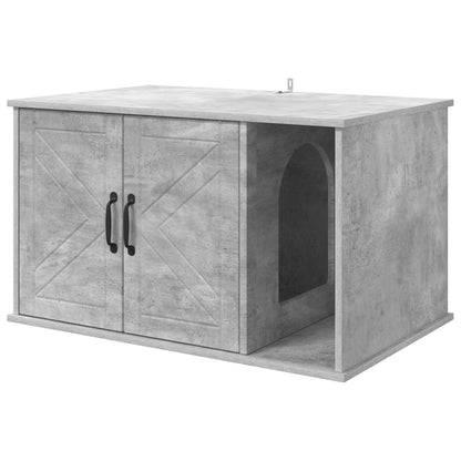 Casa per Gatti Calcestruzzo 85 x 55 x 50 cm Legno multistrato