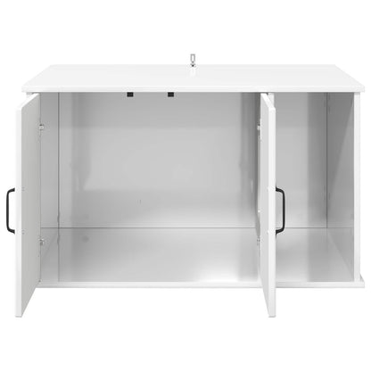 Casa per Gatti Bianco Lucido 85 x 55 x 50 cm Legno multistrato