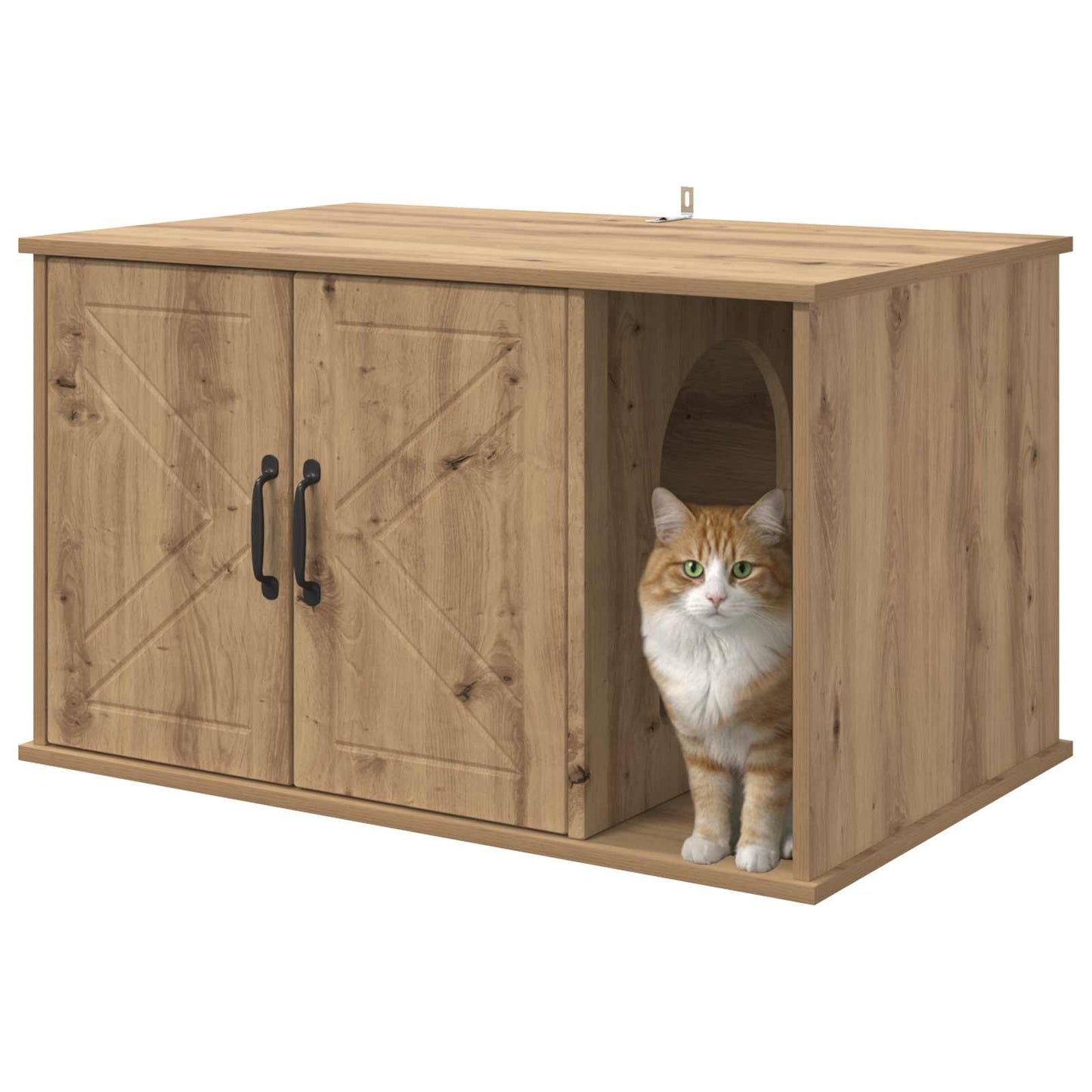 Casa per Gatti Rovere Artigianale 85 x 55 x 50 cm | homemem39