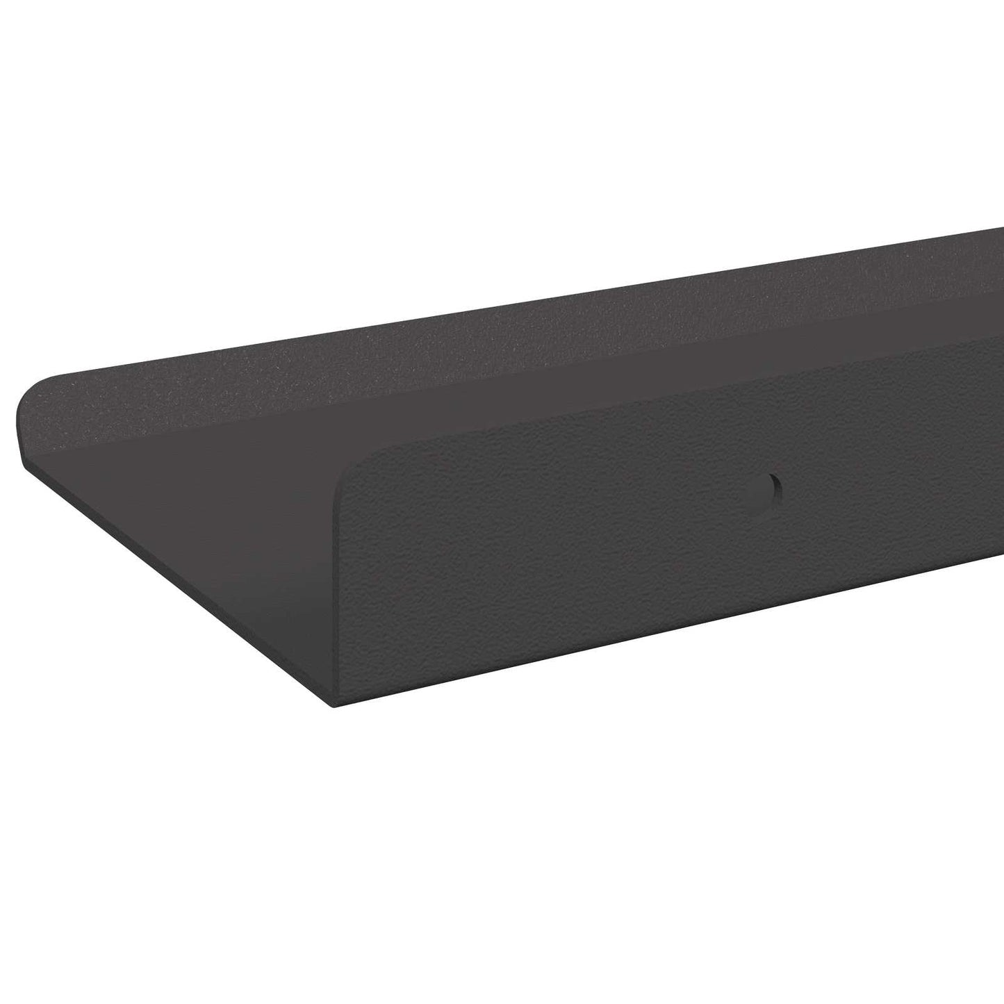 Scaffale da parete con lo scaffale 3 pcs Nero 80 x 9 x 2.5 cm