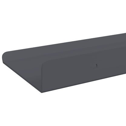 Mensola sospesa 3 pcs Antracite 40 x 9 x 2,5 cm Acciaio | homemem39