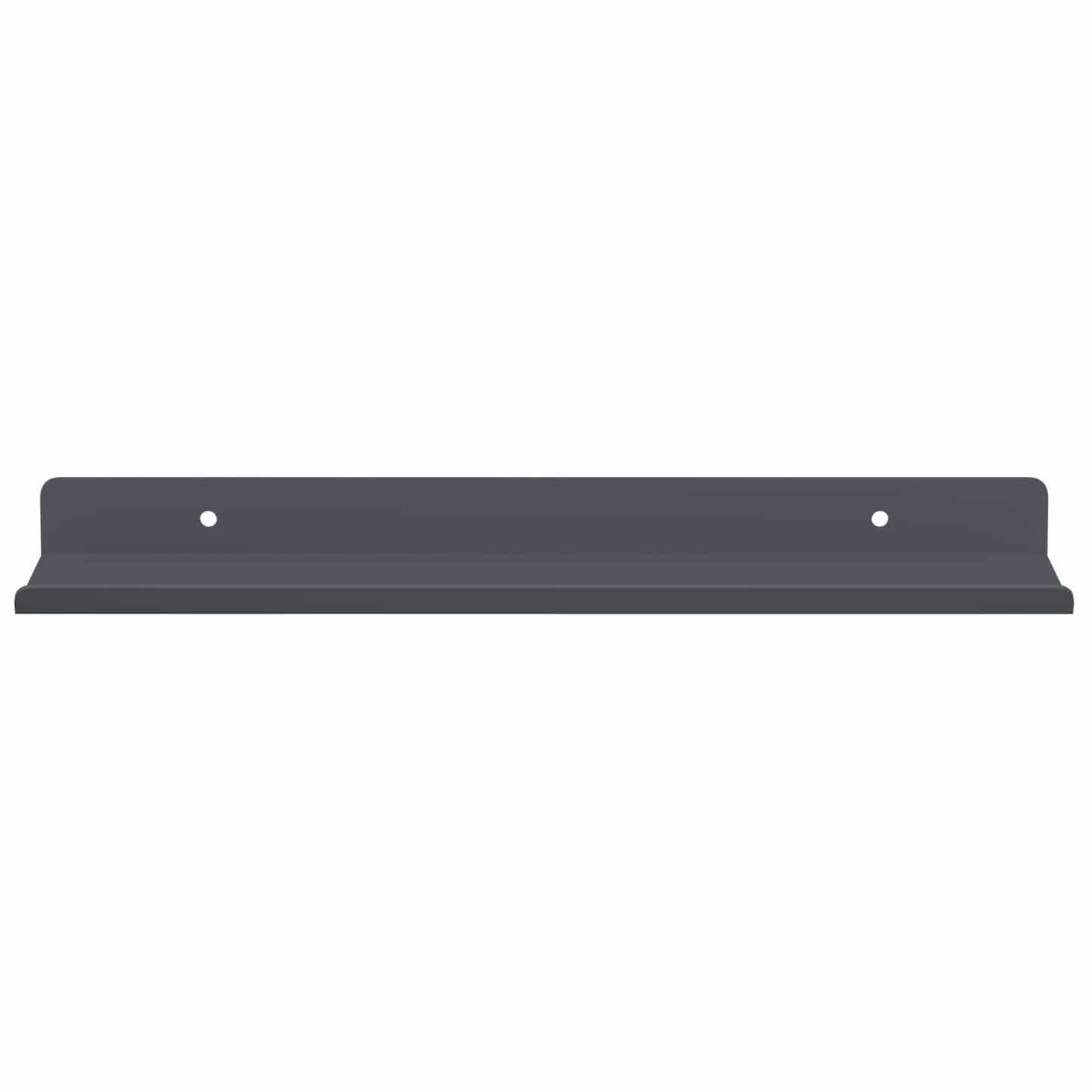 Mensola sospesa 2 pcs Antracite 30 x 9 x 2,5 cm Acciaio