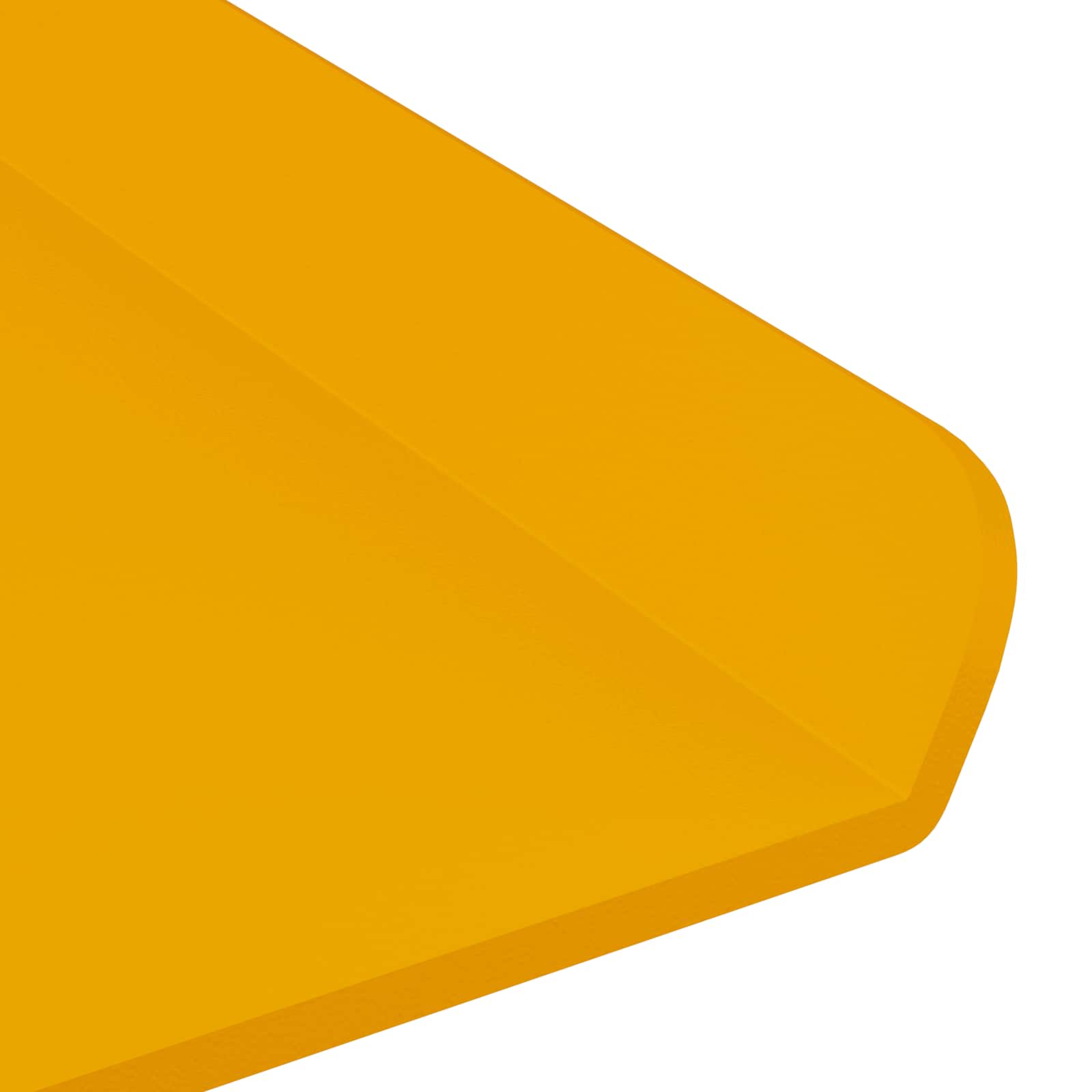 Mensola sospesa 4 pcs Giallo senape 30 x 9 x 2,5 cm Acciaio | homemem39