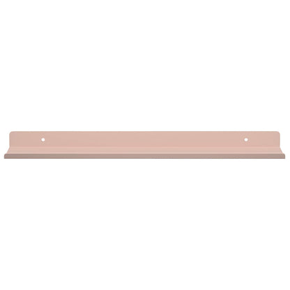 Mensola sospesa 2 pcs Rosa 40 x 8,5 x 2,5 cm Acciaio | homemem39