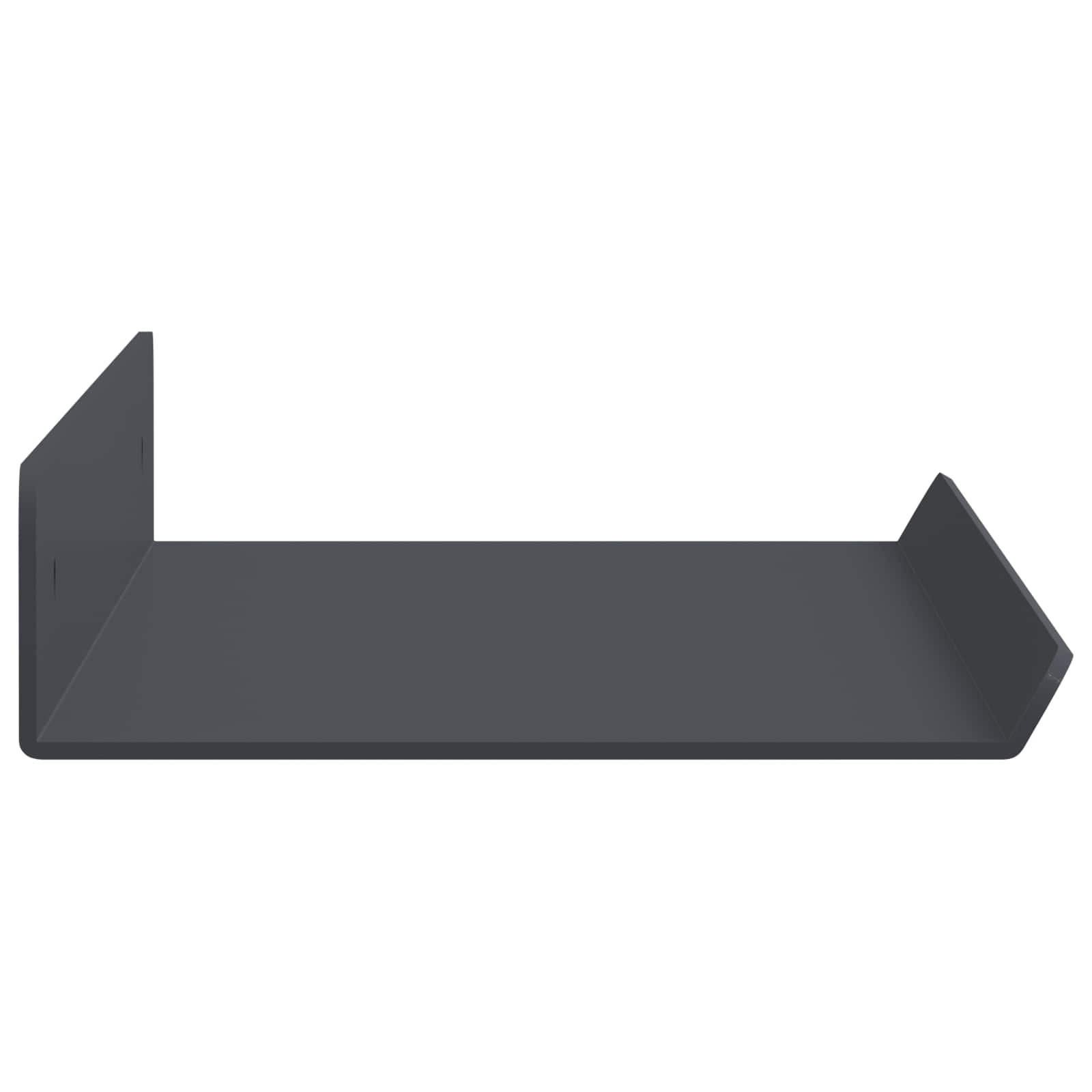 Mensola sospesa 2 pcs Antracite 40 x 8,5 x 2,5 cm Acciaio | homemem39