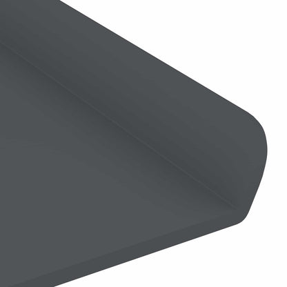 Mensola sospesa 4 pcs Antracite 40 x 8,5 x 2,5 cm Acciaio | homemem39