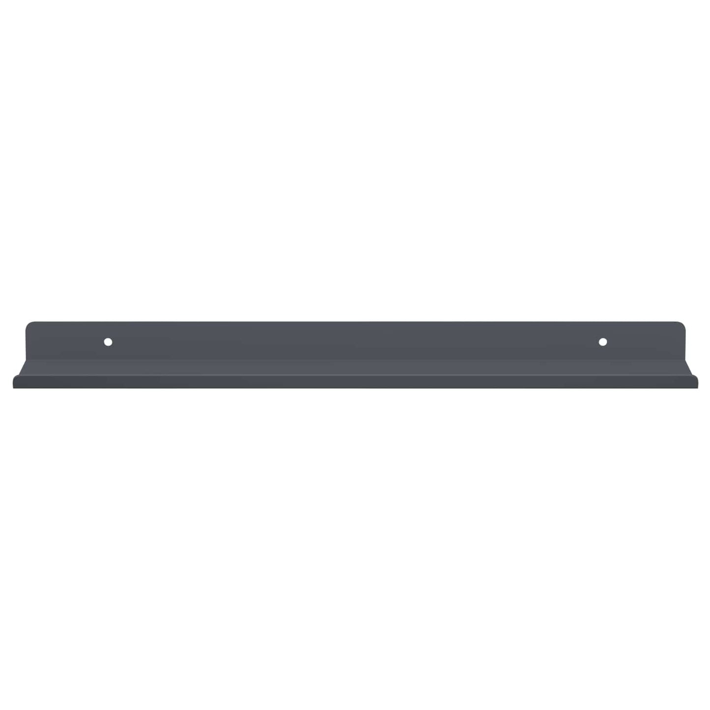 Mensola sospesa 4 pcs Antracite 40 x 8,5 x 2,5 cm Acciaio | homemem39