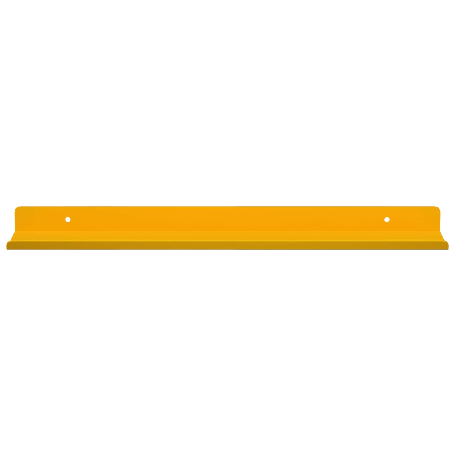 Mensola sospesa 2 pcs Giallo senape 40 x 8,5 x 2,5 cm Acciaio | homemem39