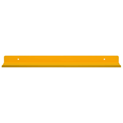 Mensola sospesa 2 pcs Giallo senape 40 x 8,5 x 2,5 cm Acciaio | homemem39