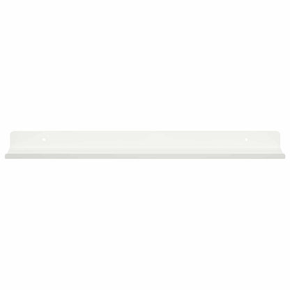 Mensola sospesa 2 pcs Bianco 40 x 8,5 x 2,5 cm Acciaio | homemem39