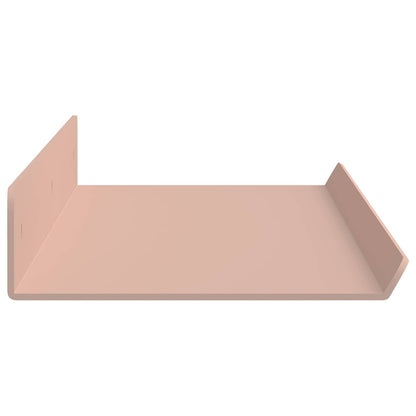 Mensola sospesa 2 pcs Rosa 60 x 8,5 x 2,5 cm Acciaio | homemem39